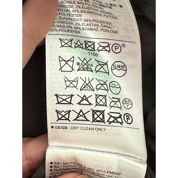 Banana Republic gray black lace overlay sheath dress size 0 - Picture 5 of 11